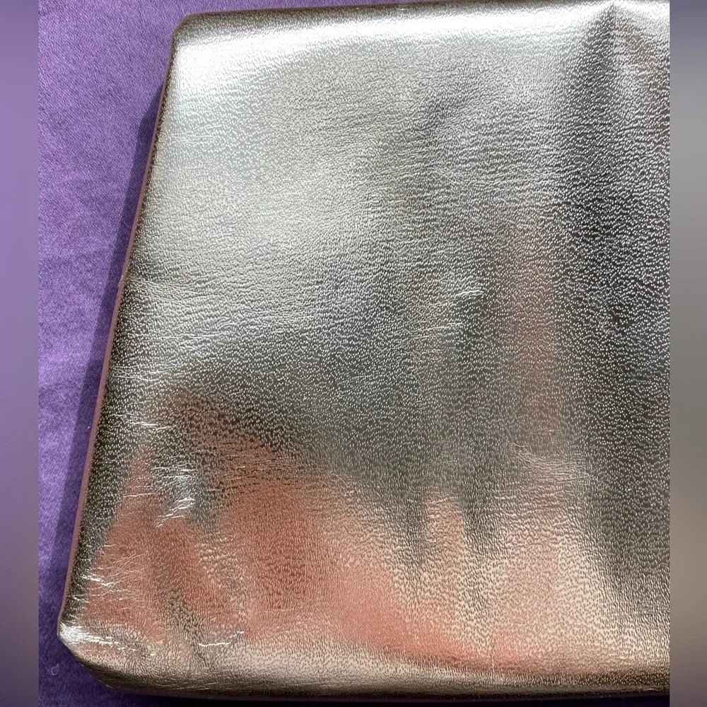 Vtg 60s/70s HL Harry Levine USA Gold Tone Kiss Lock Clutch/Evening Bag